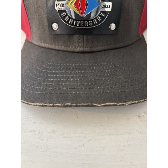 OFFICIAL NASCAR 75th Anniversary Metal Plate Adjustable Hat NEW - Picture 2 of 5
